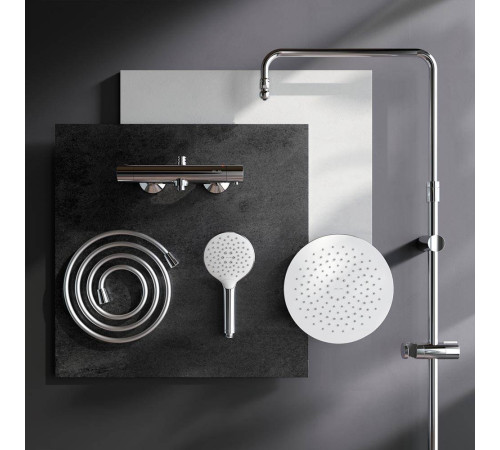 Душевая система AM.PM Like ShowerSpot с термостатом сталь F0780464