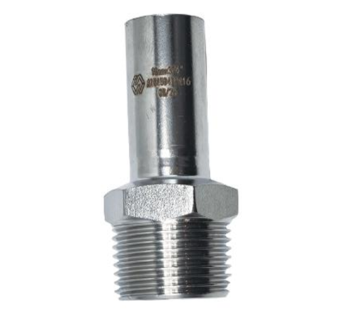 Переходник пресс Högert Technik 22 мм x 1 НР нержавеющая сталь SS6200606
