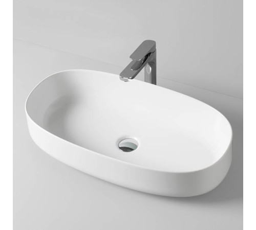 Раковина накладная Artceram Cognac 68х35 см белый матовый COL005 05 00