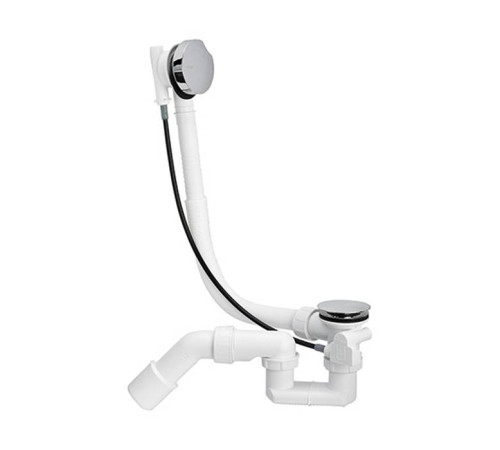 Слив-перелив для ванны Viega Simplex полуавтомат хром 285357