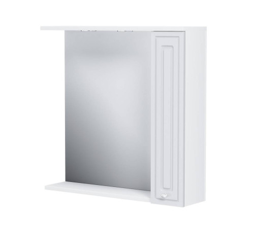 Зеркальный шкаф с подсветкой AM.PM Gem 75 см правый белый глянец M41MPR0751WG