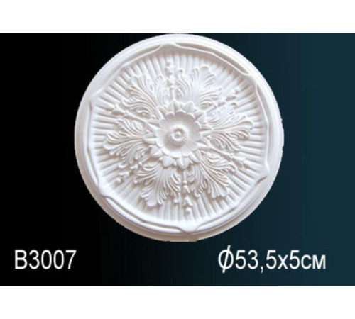 Розетка потолочная Perfect полиуретановая с орнаментом 450 мм B3007