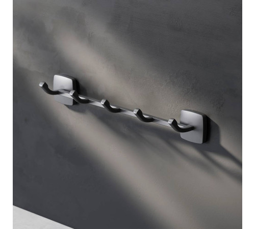 Набор крючков для полотенец AM.PM Gem черный A9035922