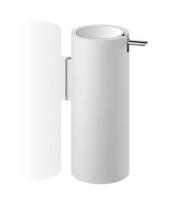 Дозатор для мыла подвесной Decor Walther Stone WSP белый / хром 0972254