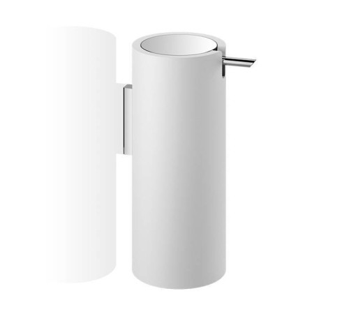Дозатор для мыла подвесной Decor Walther Stone WSP белый / хром 0972254