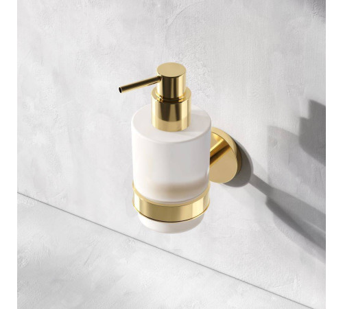 Диспенсер для жидкого мыла AM.PM X-Joy настенный золото стеклянный A85A36999