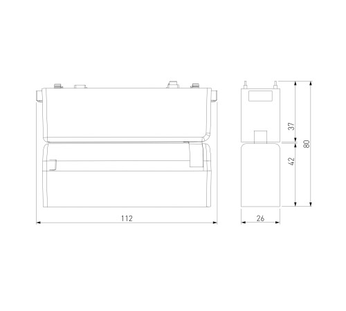 Трековый светильник 6W 4000K Insight Flat Magnetic 85090/01