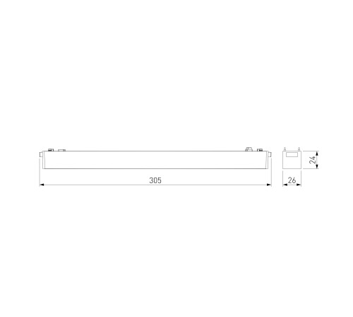 Трековый светильник 10W 4000K Vision Flat Magnetic 85088/01