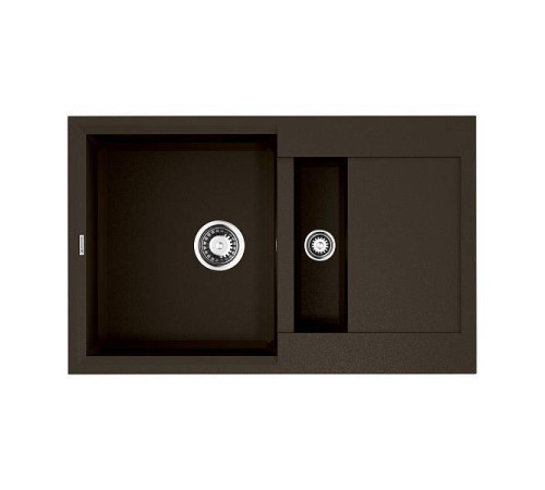 Кухонная мойка Omoikiri Sakaime 78-2-DC Tetogranit 78x50 см темный шоколад 4993198