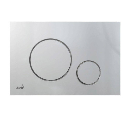 Кнопка смыва Alcaplast M672 матовый хром M672
