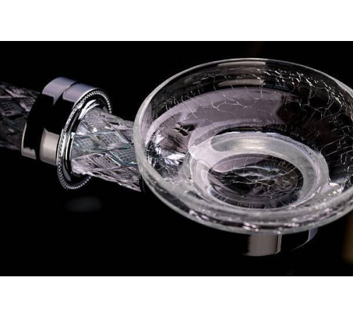 Мыльница подвесная Boheme Murano Cristal хром 10903-CRST-CH