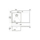 Кухонная мойка Omoikiri Akisame 78-L-LG 78x51 см нержавеющая сталь светлое золото 4973085