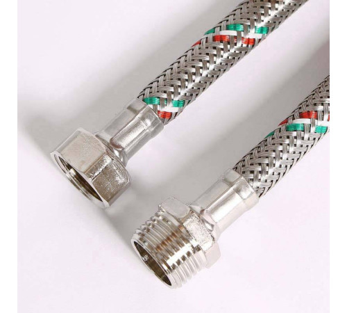 Гибкая подводка для воды Uni-Fitt 1/2 НВ 30 см нержавеющая сталь 501S2003