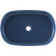 Раковина-чаша накладная Allen Brau Fantasy 55х36х12 см синяя 4.11022.ID