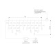 Новогодняя гирлянда бахрома белый с эффектом мерцания 30,6м IP65 100-101 белый с эффектом мерцания