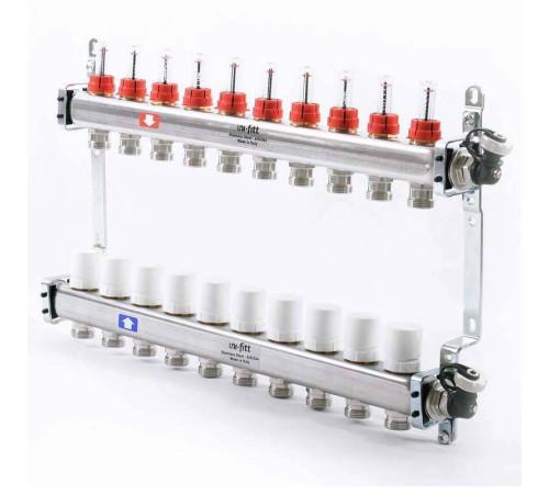 Коллекторная группа Uni-Fitt 415S 1 x 3/4 EK 10 выходов 450I4310