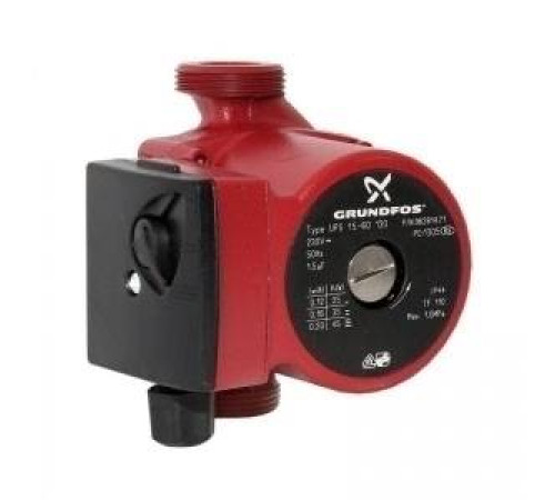 Насос циркуляционный Grundfos UPS 25-60 130 мм без гаек 96281476