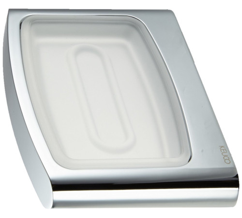 Мыльница хрустальная матовая KEUCO ELEGANCE NEW белая 11655 009000