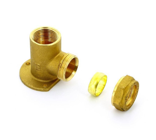 Водорозетка обжимная Tiemme 22x1/2 ВР латунь 1100137