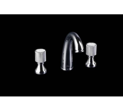 Смеситель для раковины Boheme Royal Cristal на 3 отверстия хром 277-Royal/CRST