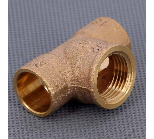 Тройник бронзовый под пайку Viega 18х1/2 ВР 103767