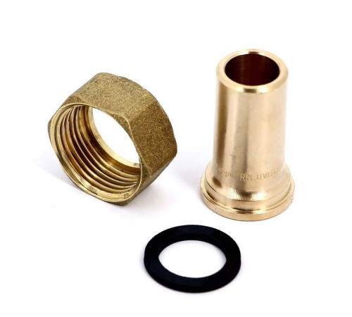 Вставка с накидной гайкой бронза Viega Sanpress 18х3/4 338510