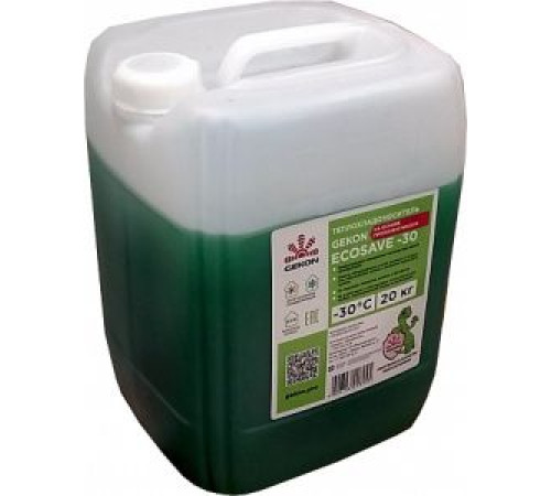 Теплоноситель Gekon ECOSAVE-30 -30 °C 20 кг GK 873256