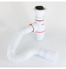 Сифон для раковины Wirquin NEO 1 1/2 x 40 мм с гофротрубой 800 мм 30987067