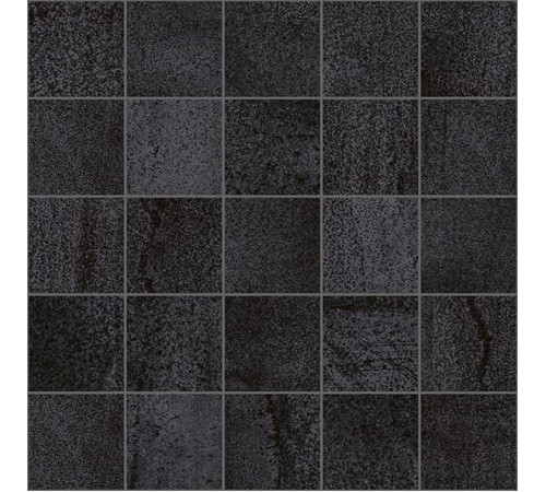 Декор мозаичный Laparet Metallica черный 25х25 см MM34034