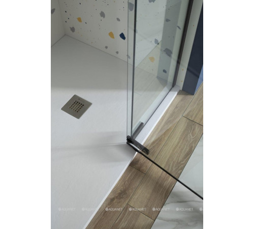 Душевое ограждение Aquanet IDEAL 1200x900 мм прозрачное 8 мм черный матовый AE-AXC92MB-S-B