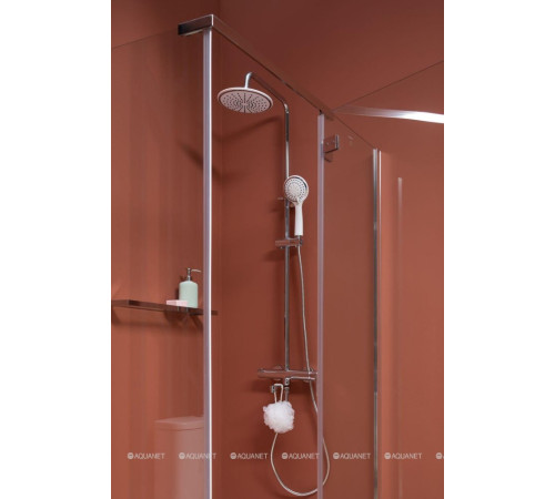 Душевая колонна со смесителем и изливом Aquanet Logic хром AF320-72-R-C