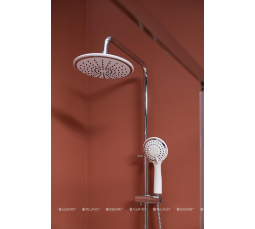 Душевая колонна со смесителем и изливом Aquanet Logic хром AF320-72-R-C