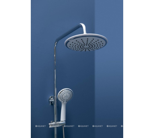 Душевая колонна со смесителем и изливом Aquanet Logic хром AF320-72-R-C