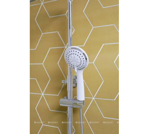 Душевая колонна со смесителем и изливом Aquanet Logic хром AF320-72-R-C