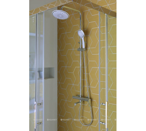 Душевая колонна со смесителем и изливом Aquanet Logic хром AF320-72-R-C