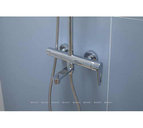 Душевая колонна со смесителем и изливом Aquanet Logic хром AF320-72-R-C