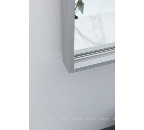 Зеркало De Aqua Алюминиум 80 см с подсветкой 4 стороны серебро 00261695