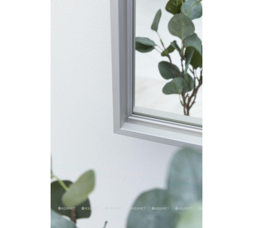 Зеркало De Aqua Алюминиум 80 см с подсветкой 4 стороны серебро 00261695