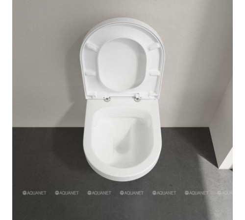 Унитаз подвесной Villeroy & Boch Architectura 370x530 мм с сиденьем 4694HR01