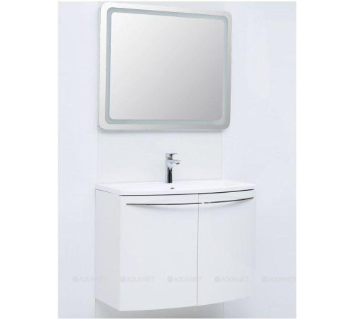 Тумба под раковину De Aqua Токката 2 90 белый 2 распашные двери 167141