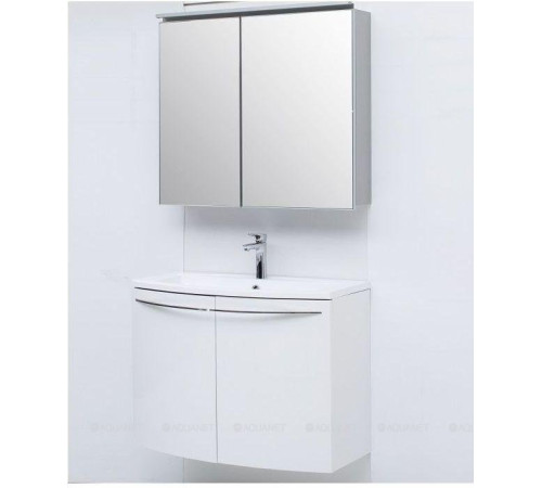 Тумба под раковину De Aqua Токката 2 90 белый 2 распашные двери 167141