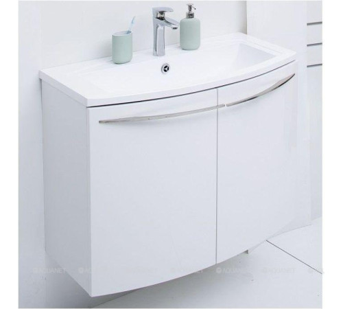 Тумба под раковину De Aqua Токката 2 90 белый 2 распашные двери 167141