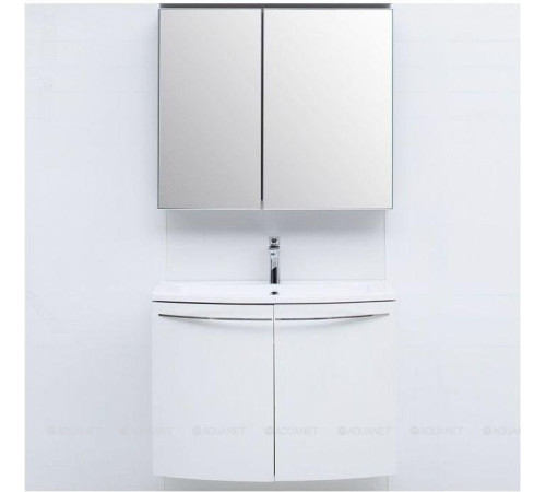 Тумба под раковину De Aqua Токката 2 90 белый 2 распашные двери 167141