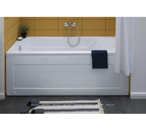 Ванна акриловая Aquanet West 120x70 см в комплекте 00205558