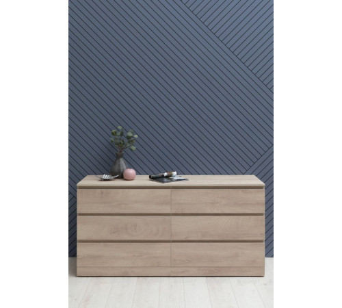 Комод Aquanet Сканди 1600х480х797 мм 6 ящиков дуб эдгрейн 00302547