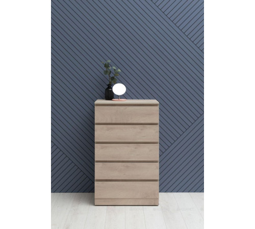 Комод Aquanet Сканди 700х400х1137 мм 5 ящиков дуб эдгрейн 00302551