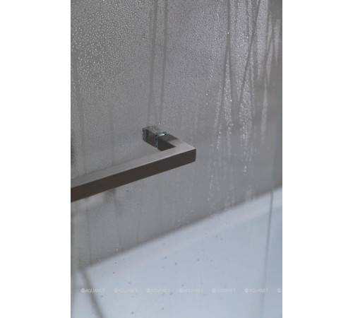 Шторка на борт ванны Allen Brau Priority 800x1500 мм стекло Optiwhite браш. ал. 3.31024.BA