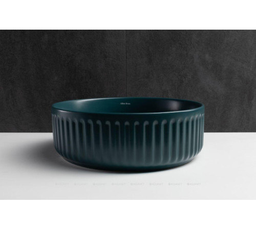 Раковина накладная Allen Brau Fantasy Line Ø360 мм петроль 4.11032.PT