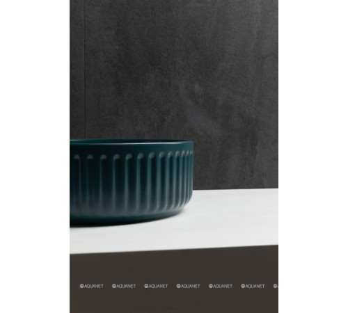 Раковина накладная Allen Brau Fantasy Line Ø360 мм петроль 4.11032.PT