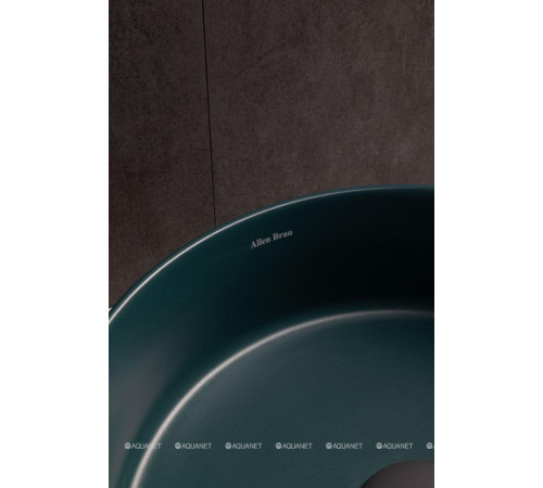 Раковина накладная Allen Brau Fantasy Line Ø360 мм петроль 4.11032.PT